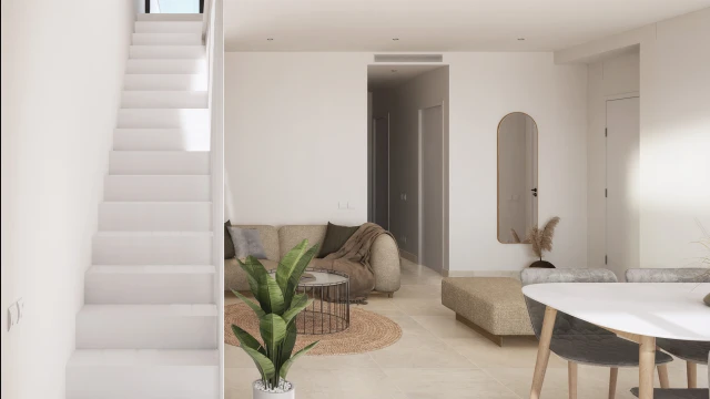 Современные стильные апартаменты с просторными террасами и удобствами