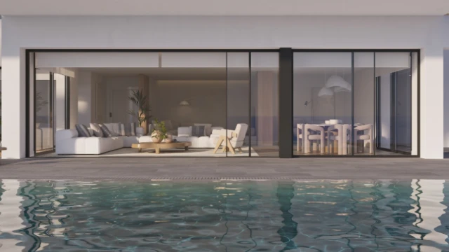 Эксклюзивная вилла в Бениссе с видом на море: современный дизайн, приватность, бассейн. 770 м², 4 спальни, 6 ванных. Все удобства для роскошной жизни у…