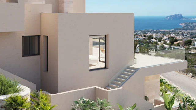 Эксклюзивная вилла в строительстве на побережье Коста-Бланка с потрясающим видом на море и современным дизайном. Площадь 597 м², 4 спальни, бассейн, сад,…