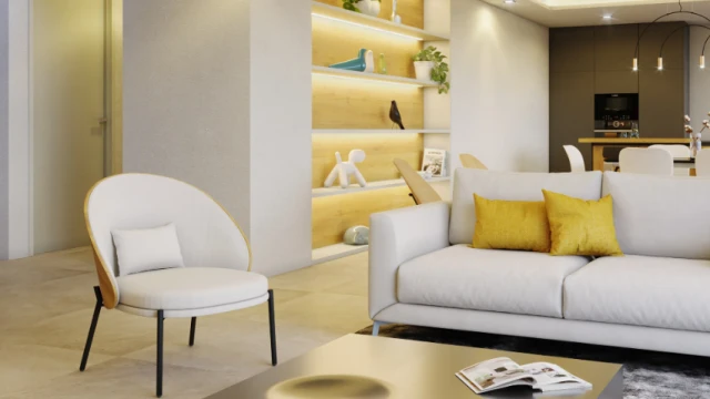 Эксклюзивная вилла в строительстве на побережье Коста-Бланка с потрясающим видом на море и современным дизайном. Площадь 597 м², 4 спальни, бассейн, сад,…