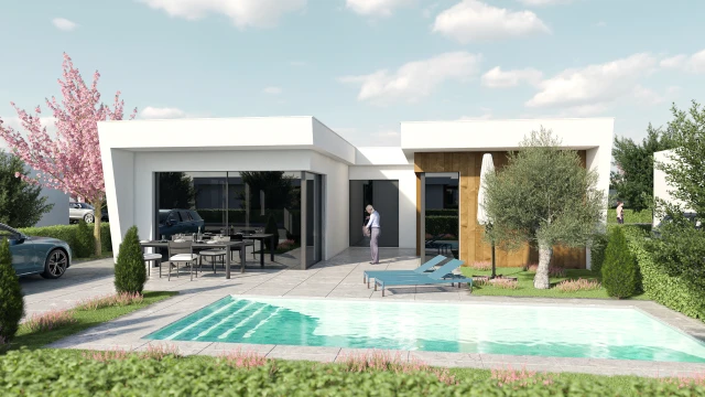 Luxury Villas with Golf Views near Murcia | 3 Bed, 2 Bath, Private Pool | New Build | Nature & Mountains | From 123 m² | €465,900+