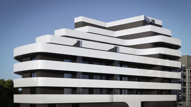 Новые апартаменты у моря с бассейном и видом в Кальпе: роскошь и комфорт в стиле современного дизайна