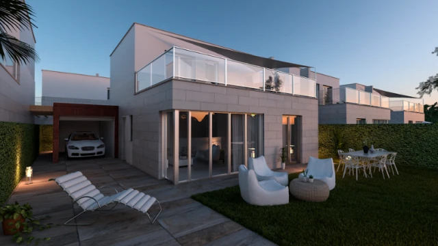 Современные виллы с 3 спальнями и бассейном в Лос-Алькасарес