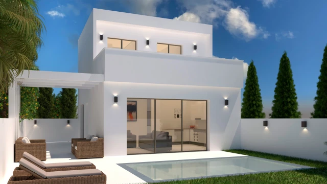 "Villas de lujo en Orihuela Costa: diseño moderno, calidad excepcional"