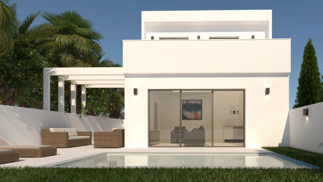 "Villas de lujo en Orihuela Costa: diseño moderno, calidad excepcional"