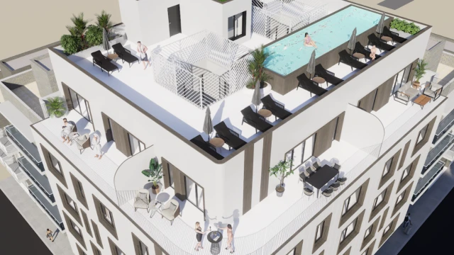 Строительство рядом с пляжем Эль-Асекьюон в Торревьехе