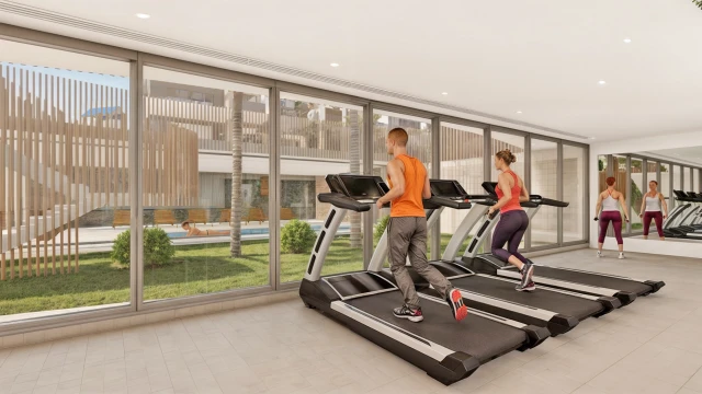 Элитный жилой комплекс на берегу моря: пентхаусы и апартаменты с видом на море.