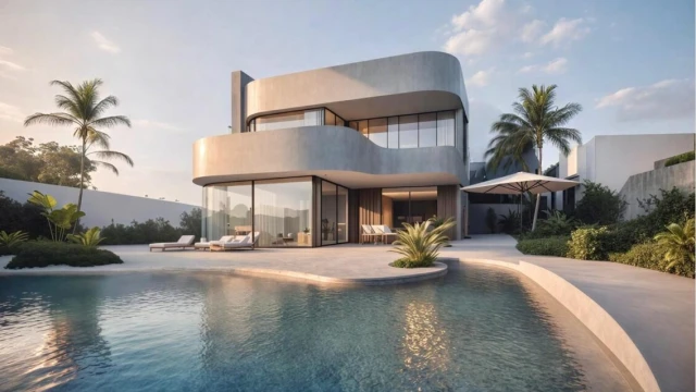 Современный дизайн и средиземноморский стиль на Коста-Кальида - Виллы с частным бассейном