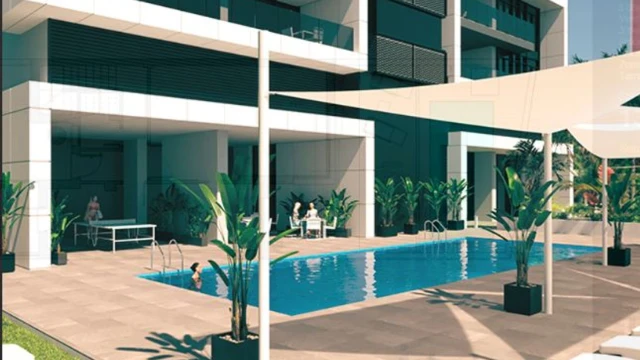 Apartamentos exclusivos en torre con piscina y vistas al mar