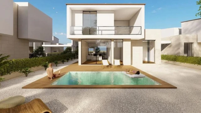 Просторная вилла с бассейном и садом в живописном месте