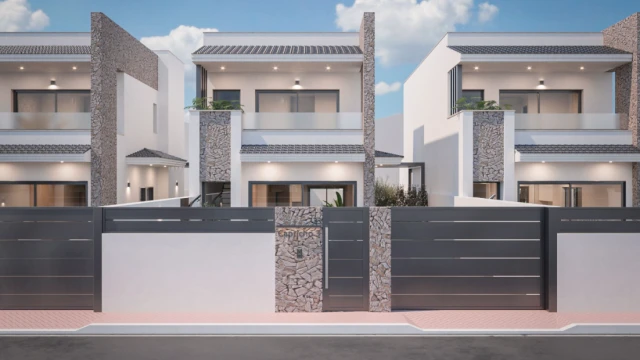 Эксклюзивные виллы с бассейном и солярием в Сан-Педро-дель-Пинатар: идеальный дом у моря.