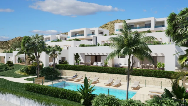 Роскошные апартаменты с видом на зеленые зоны и горы в уникальном месте, близком ко всему необходимому.