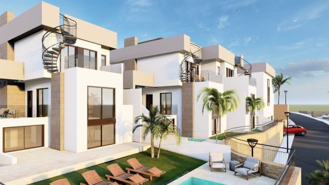 Эксклюзивные виллы рядом с полем для гольфа в Альгорфе, провинция Аликанте