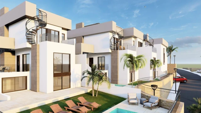 Nowe luksusowe wille z widokiem na pole golfowe w Algorfa, Alicante