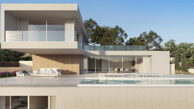 Элегантная вилла с видом на Средиземное море в Бениссе, Аликанте