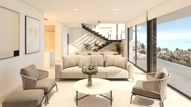 Роскошная вилла с панорамным видом на море в Альтеях