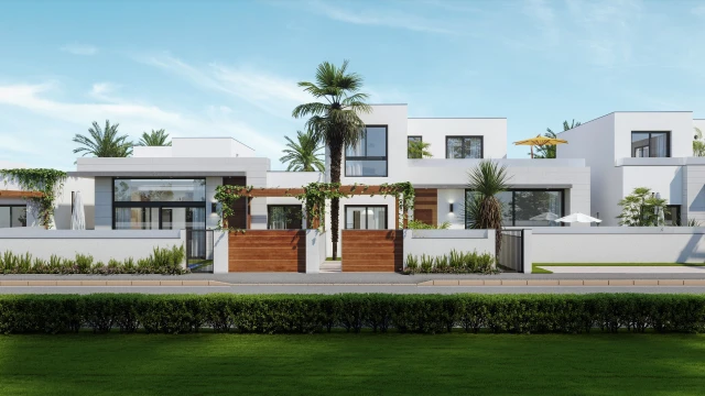 Элитные виллы с садом и бассейном в Пилар-де-ла-Орадада