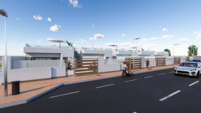 Эксклюзивные виллы с бассейном и солярием в Торре-Пачеко. Новое жилье с современным дизайном.