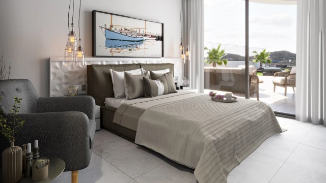 Новая жилплощадь в Финестрате, Аликанте: апартаменты и виллы с видом на море, рядом с пляжами. Удобства и комфорт.