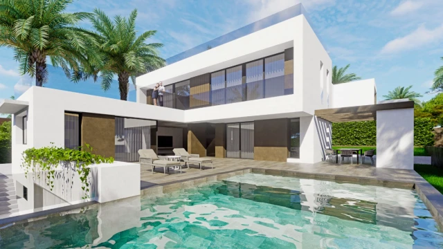 Элегантная вилла с современным дизайном и инновационными технологиями