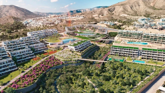 Новые апартаменты в Финестрате: морская ориентация, бассейн, спа.