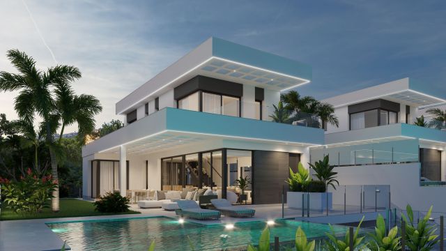 Эксклюзивные виллы с видом на море в Sierra Cortina, Finestrat