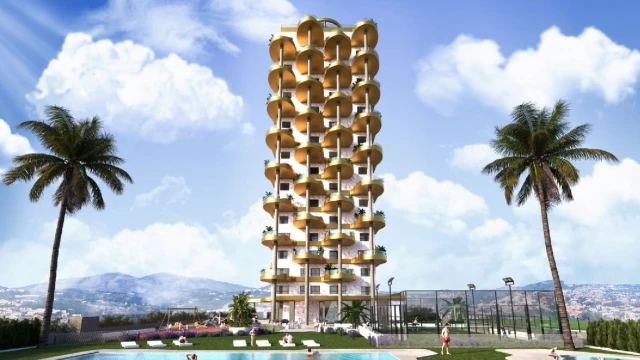 Viviendas exclusivas con terraza y vistas en Calpe