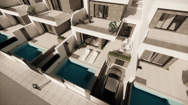 Современные виллы с частным бассейном в Долоресе, рядом с побережьем Коста-Бланка