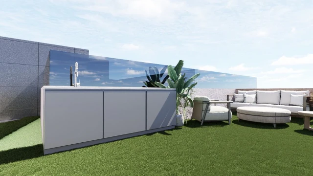 Новые современные апартаменты в центре Аликанте с джакузи и гаражом