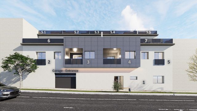 Новые современные апартаменты в центре Аликанте с джакузи и гаражом