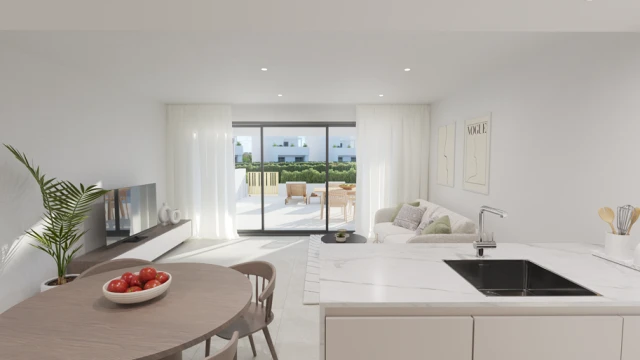 Новые современные апартаменты в Торре-Пачеко рядом с морем и гольф-полями