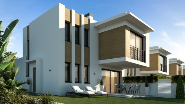 Новые современные виллы у подножия Монго в привилегированном районе Дении