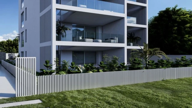 Elegant Coastal Apartments with Gardens and Pool Near the Beach