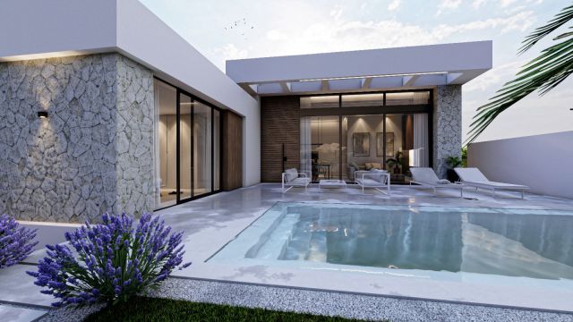Роскошные современные виллы в Рохалесе, Аликанте с большими участками и бассейном