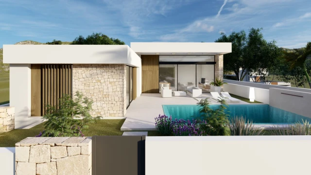 Роскошные современные виллы в Рохалесе, Аликанте с большими участками и бассейном