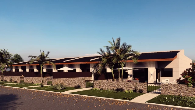 Новые роскошные таунхаусы с садом и бассейном рядом с Мурсией