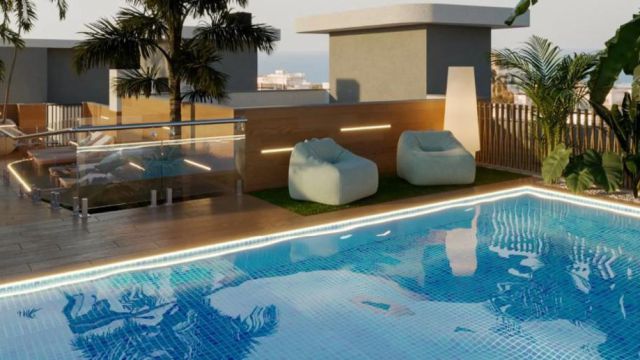 Новая современная резиденция в Санта Поле с бассейном, гаражом и кладовой