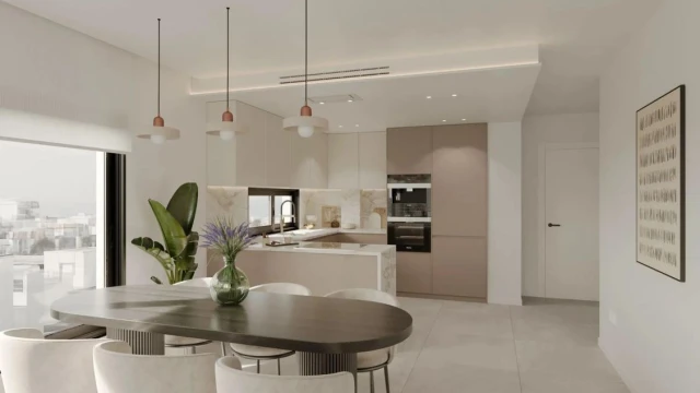 Новый жилой комплекс в Санта-Пола с бассейном, гаражом и кладовой