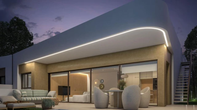 Nowoczesne parterowe wille z basenem w spokojnym Dolores