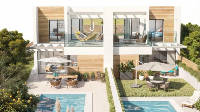 Современные дома у моря в тихом районе Альфас-дель-Пи, Коста-Бланка