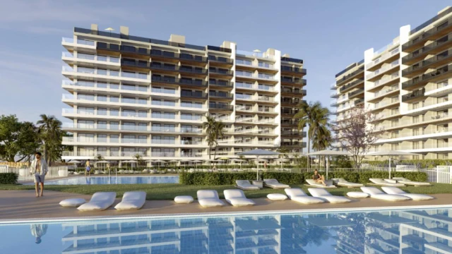 Новые апартаменты у моря в Пунта-Прима, всего 250 м от пляжа