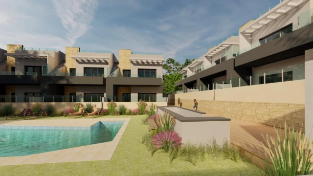 Новые бунгало с садом и солярием в тихом районе Бигастро