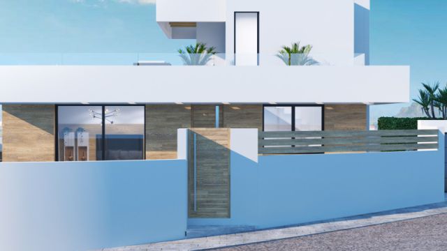 Современная вилла у поля для гольфа в Рохалесе с бассейном и панорамными видами