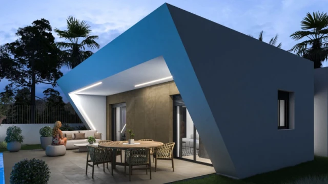 Новые современные виллы с бассейном в Хондон-де-лас-Ньевес, Аликанте