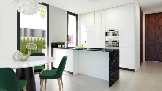 Современные таунхаусы с садом и бассейном рядом с пляжами Финекстрата