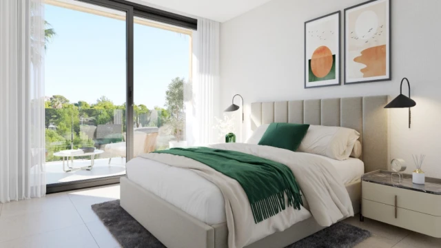 Современные таунхаусы с садом и бассейном рядом с пляжами Финекстрата