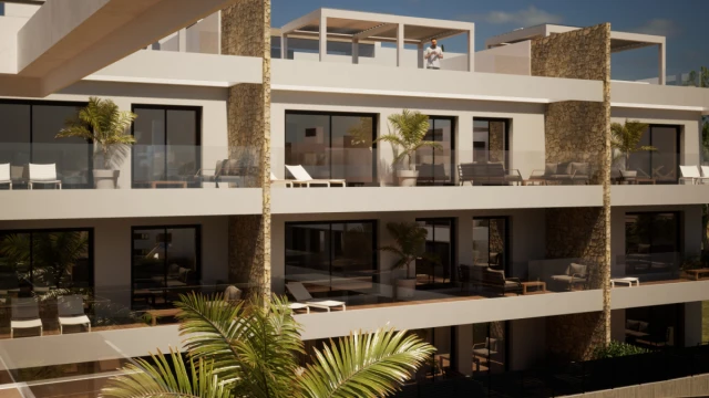 Exclusivos pisos de obra nueva con vistas panorámicas al mar en Finestrat