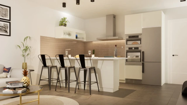 Exclusivos pisos de obra nueva con vistas panorámicas al mar en Finestrat