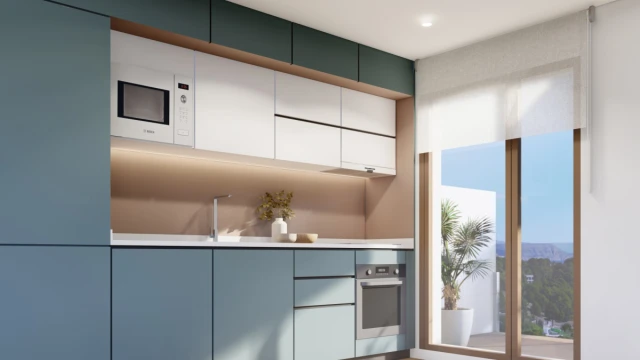 Современные панорамные виллы в Ла-Нусии с видом на море