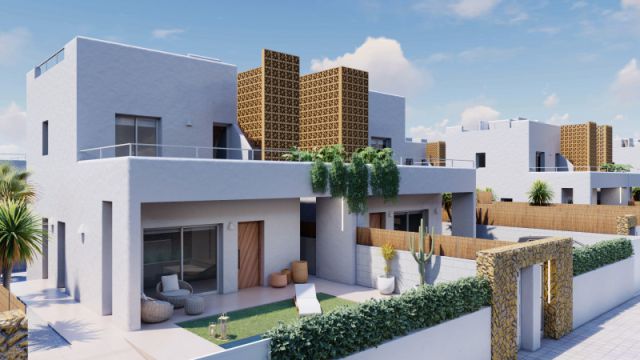 Современные средиземноморские виллы с бассейном в Пилар-де-ла-Орадада